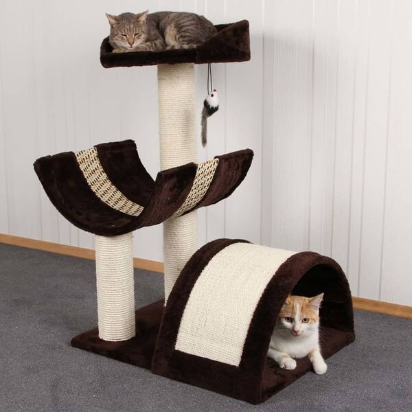 Kerbl Kratzbaum Safari 60 cm Dunkelbraun