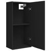 vidaXL Wand-Badeschrank Schwarz 32x20x67 cm