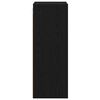 vidaXL H&auml;ngeschrank Schwarz Eichen-Optik 30 x 29,5 x 80 cm