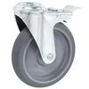 vidaXL 8 Stk. Lenkrollen mit R&uuml;ckenloch 125 mm