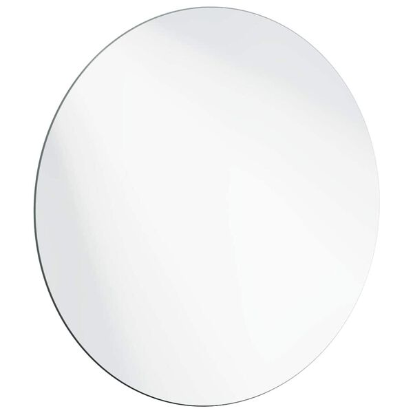 vidaXL Wandspiegel Rund &Oslash; 40 cm Geh&auml;rtetes Glas
