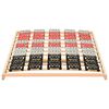 vidaXL Lattenrost mit 12 Latten & Tellerfedern 100x200 cm