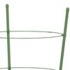 vidaXL Pflanzenst&uuml;tzen mit 3 Ringen 5 Stk. Gr&uuml;n 60 cm Stahl
