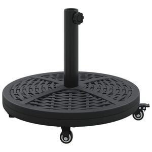 vidaXL Sonnenschirmst&auml;nder 15.2 kg Schwarz Eisen Kreisf&ouml;rmig