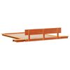 vidaXL Bettgestell Braun 150 x 200 cm Holz