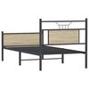 vidaXL Bettgestell ohne Matratze Sonoma-Eiche 80x200 cm Holzwerkstoff