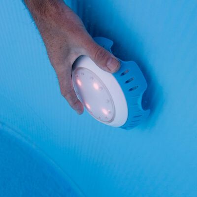 Gre LED-Poolbeleuchtung für Aufstellpools Weiß und Blau LEDRC