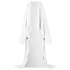 vidaXL Decken-Hoodie Wei&szlig; F Flanell