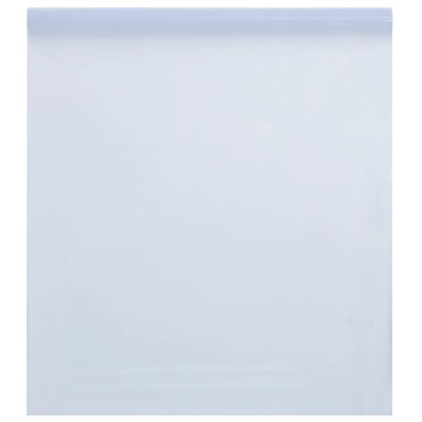 vidaXL Fensterfolie Statisch Matt Wei&szlig; 60x500 cm PVC