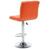 vidaXL Barhocker 2 Stk. Orange Kunstleder