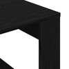 vidaXL Couchtisch Schwarz Eichen-Optik 50 x 50 x 35 cm Holzwerkstoff