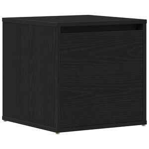vidaXL Kommode Schwarz Eichen-Optik 40,5 x 40 x 40 cm Holzwerkstoff