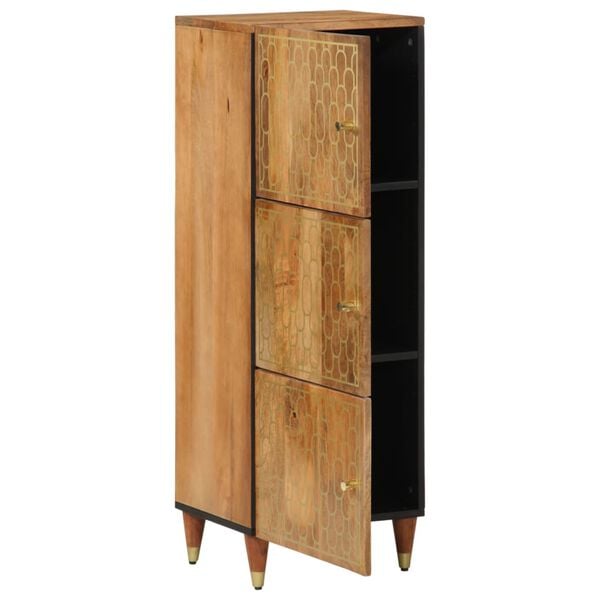 vidaXL Highboard 40x33x110 cm Massivholz Mango