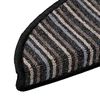 vidaXL Selbstklebende Treppenschoner 15 pcs Anthrazit 56 x 17 x 3 cm