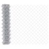 vidaXL Zaunpfosten Silber 25 x 1 m (60 x 60 mm Maschen) Stahl