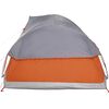 vidaXL Kuppel-Familienzelt 11 Personen Grau und Orange Wasserdicht