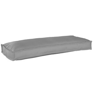 vidaXL Kissen Grau 100 x 40 x 8 cm Oxford-Stoff