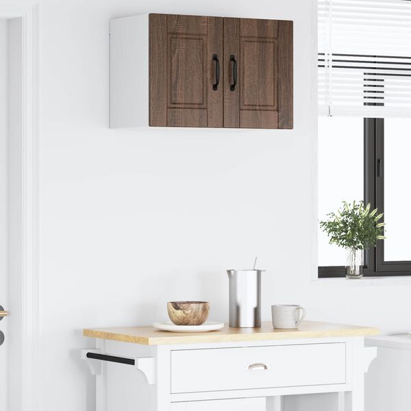 vidaXL K&uuml;chenschrank Braun Eichen-Optik 60 x 31 x 40 cm Holzwerkstoff