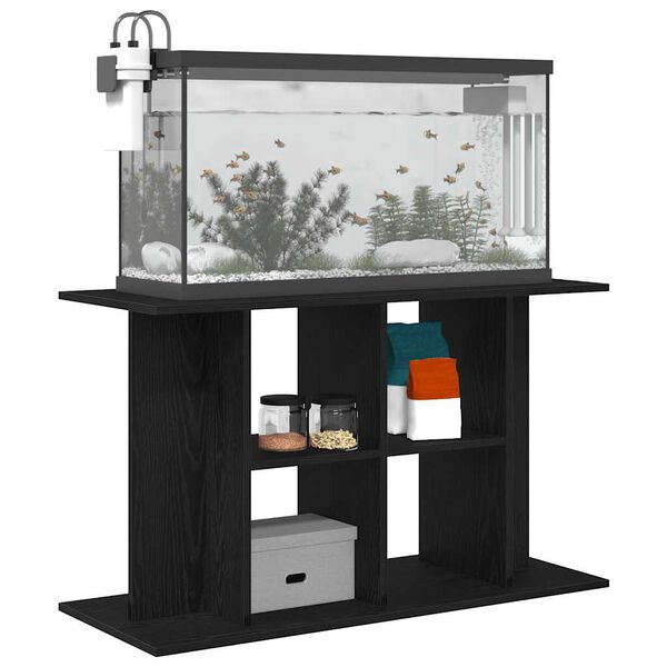 vidaXL Aquariumst&auml;nder Schwarze Eiche 100 x 40 x 60 cm Holzwerkstoff