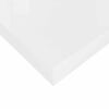 vidaXL Schweberegal Hochglanz-Wei&szlig; 60x23,5x3,8 cm MDF