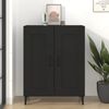 vidaXL Sideboard Schwarz 69,5x34x90 cm Holzwerkstoff