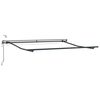 vidaXL Markise Automatisch mit LEDs Braun 300x250 cm