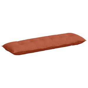 vidaXL R&uuml;ckenkissen Rot-Orange 160 x 50 cm Cordstoff
