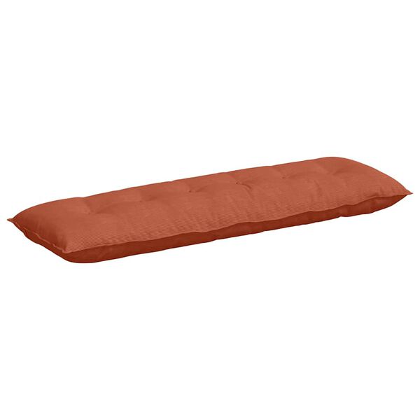 vidaXL R&uuml;ckenkissen Rot-Orange 160 x 50 cm Cordstoff