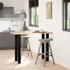vidaXL Bartischbeine 4 Stk. Schwarz 90-92 cm Stahl