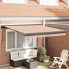 vidaXL Einziehbare Markise Mehrfarbig 300 x 250 cm Stoff und Metall