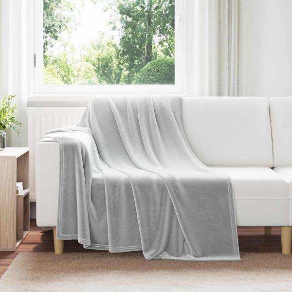 vidaXL Wohndecken 6 pcs Grau 150 x 200 cm Fleece