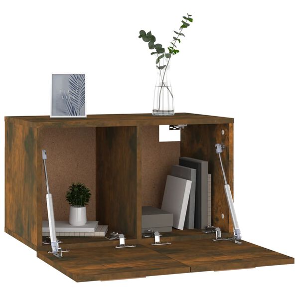vidaXL Wandschrank R&auml;uchereiche 60x36,5x35 cm Holzwerkstoff