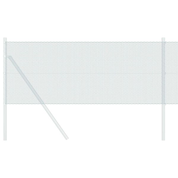 vidaXL Hexagonzaun Gr&uuml;n 0,6 x 50 m PVC