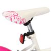 vidaXL Kinderfahrrad 18 Zoll Rosa und Wei&szlig;