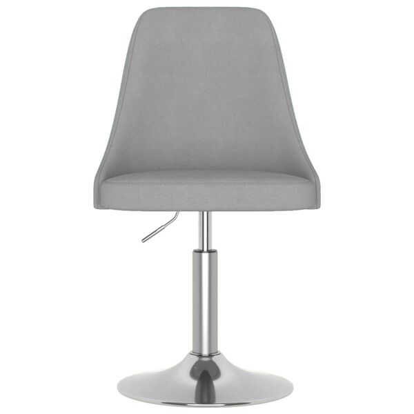 vidaXL Barhocker Hellgrau Stoff