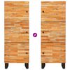 vidaXL Aufbewahrung Highboard Braun 40 x 33 x 110 cm Massivholz Mango