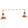 vidaXL Teleskopstangen f&uuml;r Leitkegel 10 Stk. ABS 116-197 cm
