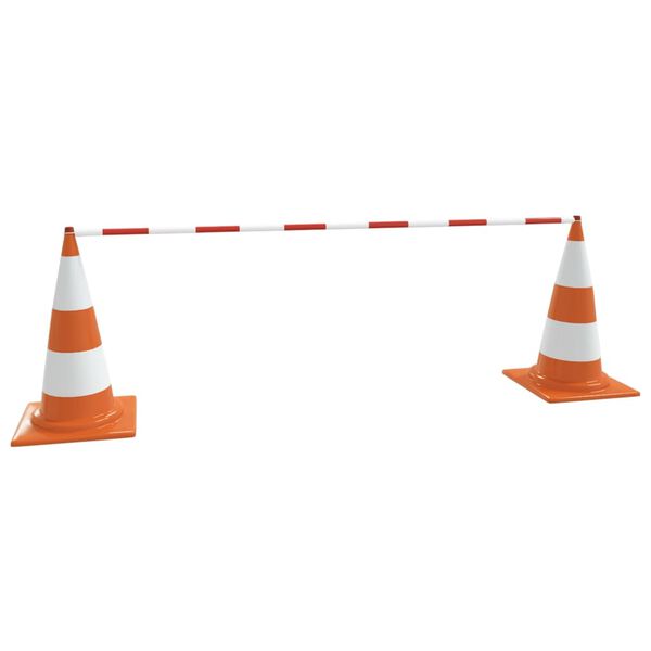 vidaXL Teleskopstangen f&uuml;r Leitkegel 10 Stk. ABS 116-197 cm