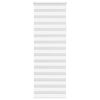 vidaXL Doppelrollo Wei&szlig; 85x230 cm Stoffbreite 80,9 cm Polyester