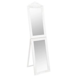 vidaXL Standspiegel Wei&szlig; 40x160 cm