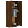 vidaXL Kleiderschrank Braun Eichen-Optik 90x52x200 cm Holzwerkstoff