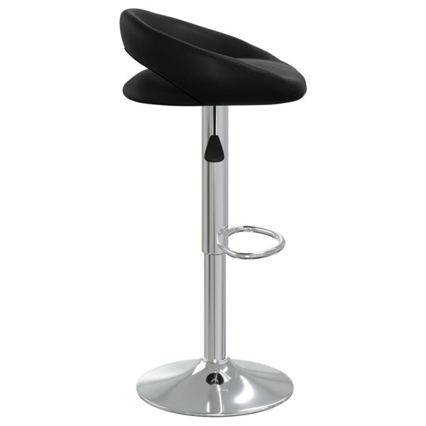 vidaXL Barhocker Schwarz Kunstleder