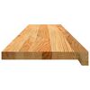 vidaXL Treppenstufen 12 Stk. Hellbraun 110x30x2 cm Massivholz Eiche