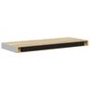 vidaXL Schweberegale 4 Stk. Eichen-Optik und Wei&szlig; 60x23,5x3,8 cm MDF