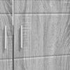 vidaXL Badezimmerschrank-Set TULUM Graues Sonoma 60 x 34 x 63 cm