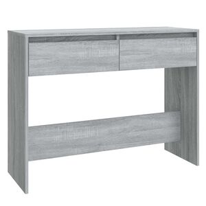 vidaXL Konsolentisch Grau Sonoma 100x35x76,5 cm Holzwerkstoff