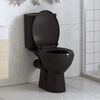 vidaXL Toilettensitz mit Absenkautomatik und Quick-Release Schwarz