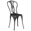 vidaXL 3-tlg. Bistro-Set Aluminiumguss Schwarz