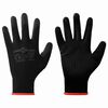 vidaXL Arbeitshandschuhe 24 Stk. Schwarz 7 / S Polyester