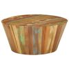 vidaXL Couchtisch &Oslash;65x31 cm Altholz Massiv